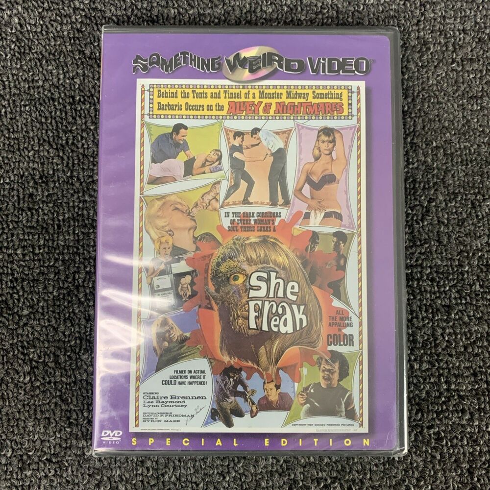 She-Freak (DVD) Special Edition, Byron Mabe, Something Weird Video! BRAND NEW!